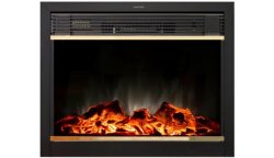 Каминокомплект Interflame Экстер венге с очагом Jupiter GLS LED Brass
