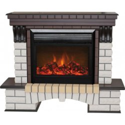 Каминокомплект RealFlame Country 26 AO с очагом MoonBlaze LUX Black/Brass