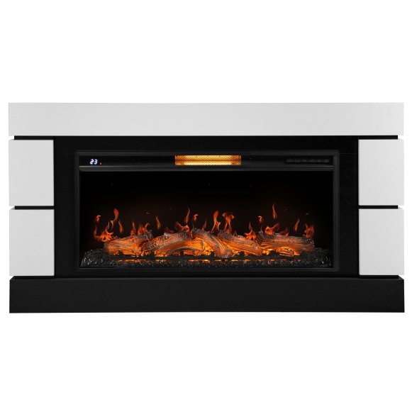 Каминокомплект Royal Thermo Aurora RTFP/P-AR40LS портал Moderno 42/40/36 белый р/в