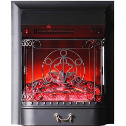 Каминокомплект Interflame Грация с очагом Majestic FX M Black бежевый с золотой патиной