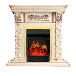 Каминокомплект Royal Flame Luxemburg с очагом Majestic FX Brass